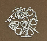 5 Sets of Small Heart Toggle | Bellaire Wholesale