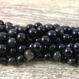 10mm Gold Black Obsidian Bead | Bellaire Wholesale