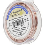 ARTISTIC WIRE 22G, Rose Gold | Bellaire Wholesale