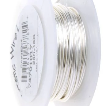 ARTISTIC WIRE 24G, Non Tarnish Silver plate | Bellaire Wholesale