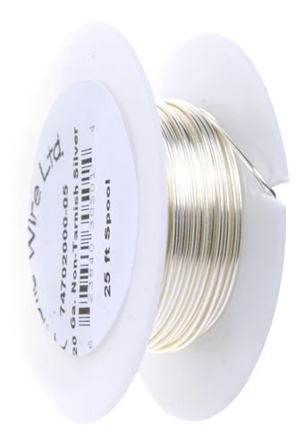 ARTISTIC WIRE 22G, Non Tarnish Silver plate | Bellaire Wholesale