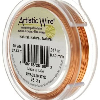 ARTISTIC WIRE 20G, Natural Copper | Bellaire Wholesale