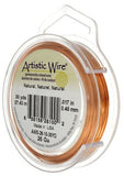 ARTISTIC WIRE 18G, Natural Copper | Bellaire Wholesale