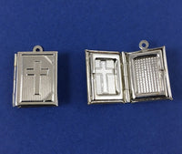 Alloy Silver Charm, Bible Locket | Bellaire Wholesale