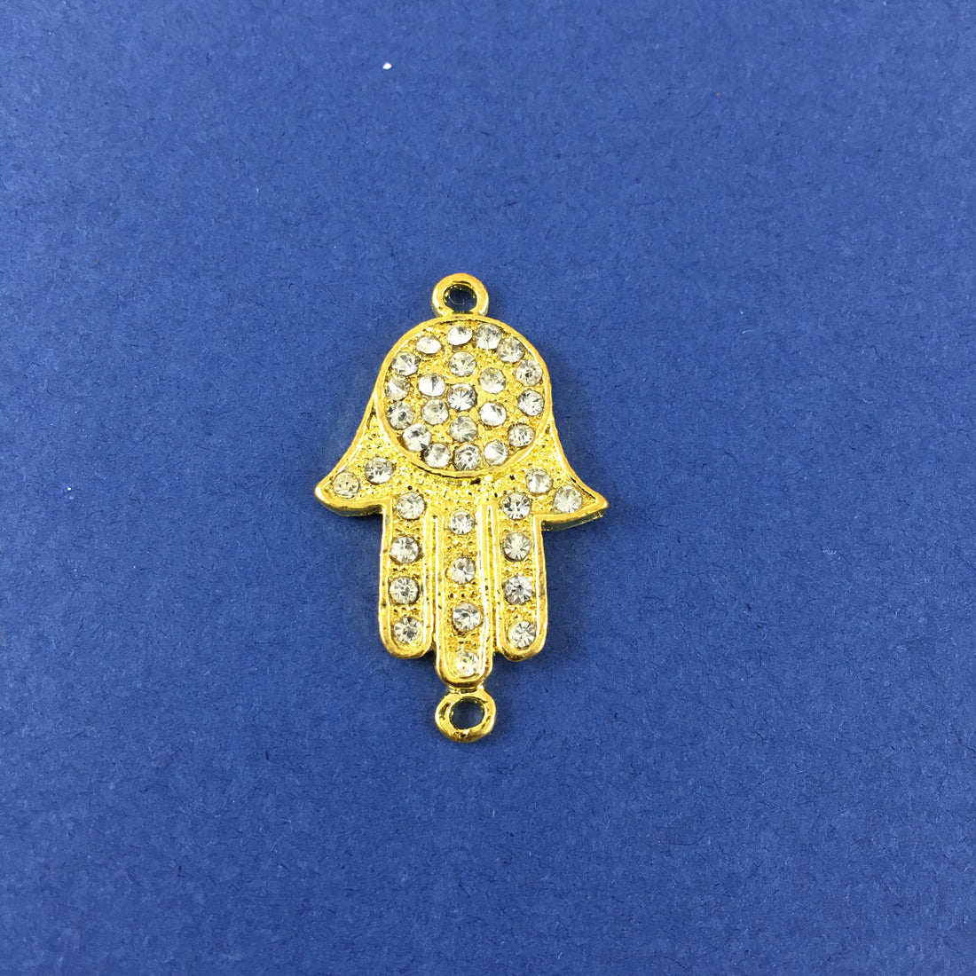 Alloy Connector, Gold Hamsa Connector | Bellaire Wholesale