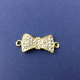 Alloy Connector, Gold Bow Tie Connector | Bellaire Wholesale