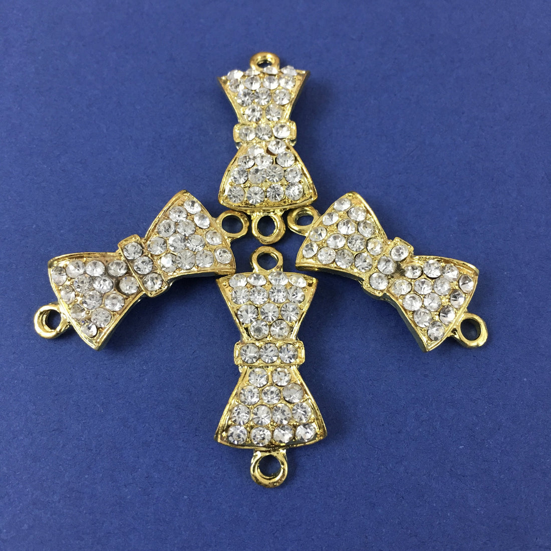 Alloy Connector, Gold Bow Tie Connector | Bellaire Wholesale