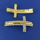Alloy Connector, Gold Cross Bead | Bellaire Wholesale