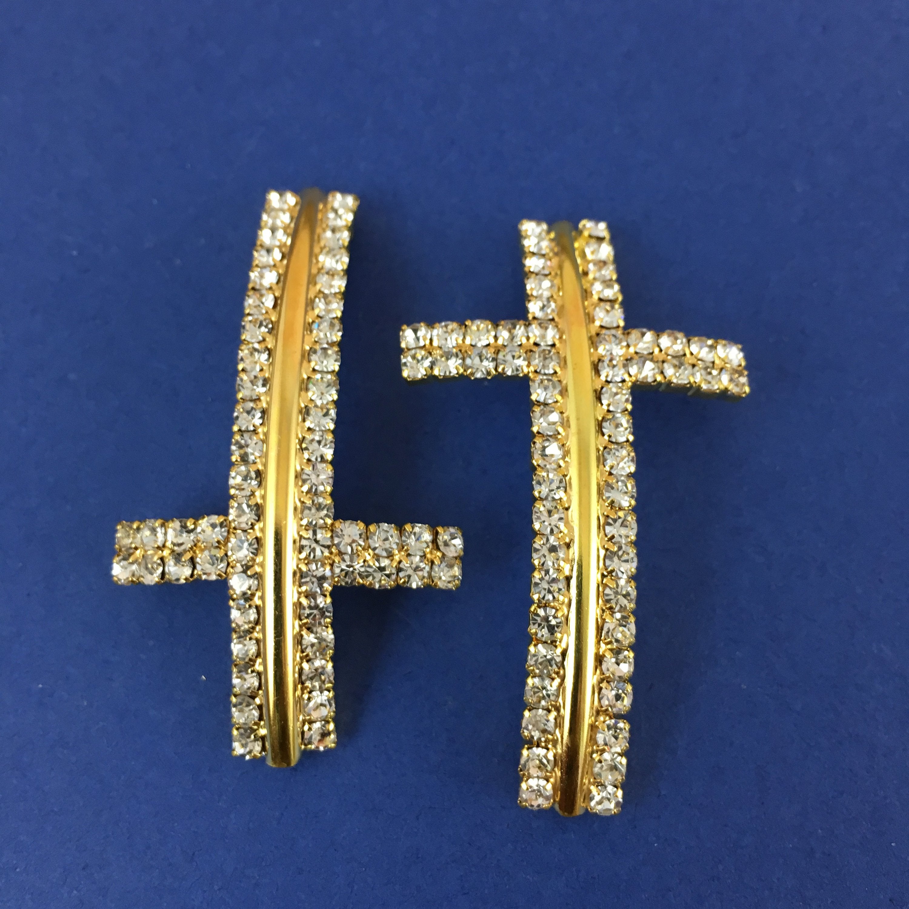 Alloy Connector, Gold Cross Bead | Bellaire Wholesale