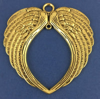 Alloy Big Wing Ornament Charm, Antique Gold | Bellaire Wholesale