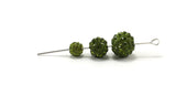 10mm Olivine Green Shamballa Bead | Bellaire Wholesale