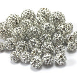 6mm Crystal Clear Shamballa Bead | Bellaire Wholesale