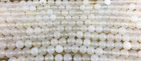 8mm White Agate Bead | Bellaire Wholesale