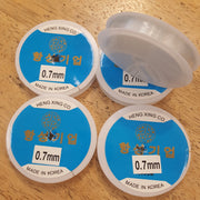 Elastic Cord 0.5mm, 0.6mm 0.7mm Thick, Transparent