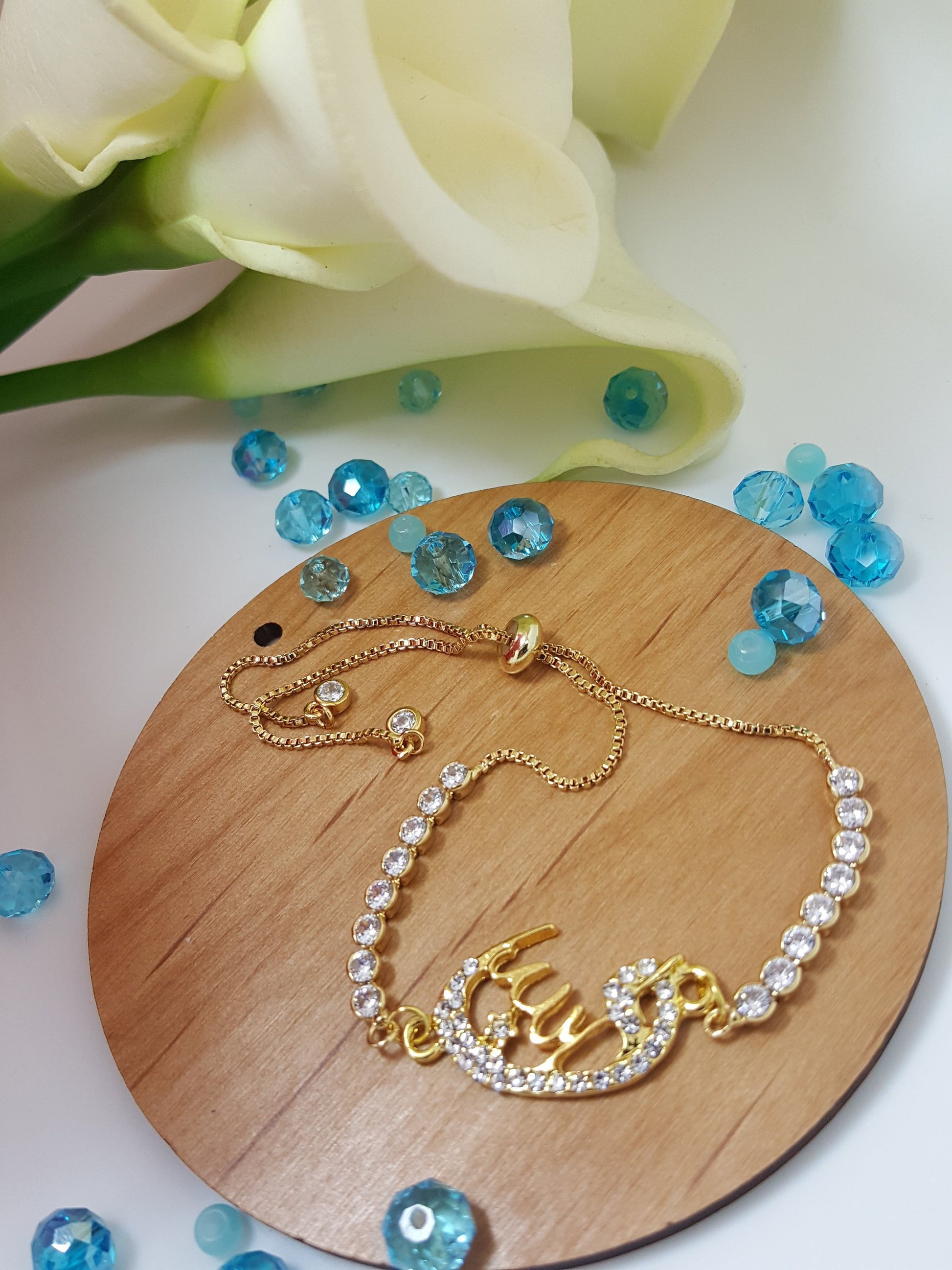 Allah Bracelet with Adjustable Connector Chain | Bellaire Wholesale
