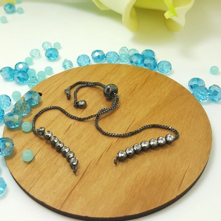 Adjustable CZ Chain connector | Bellaire Wholesale