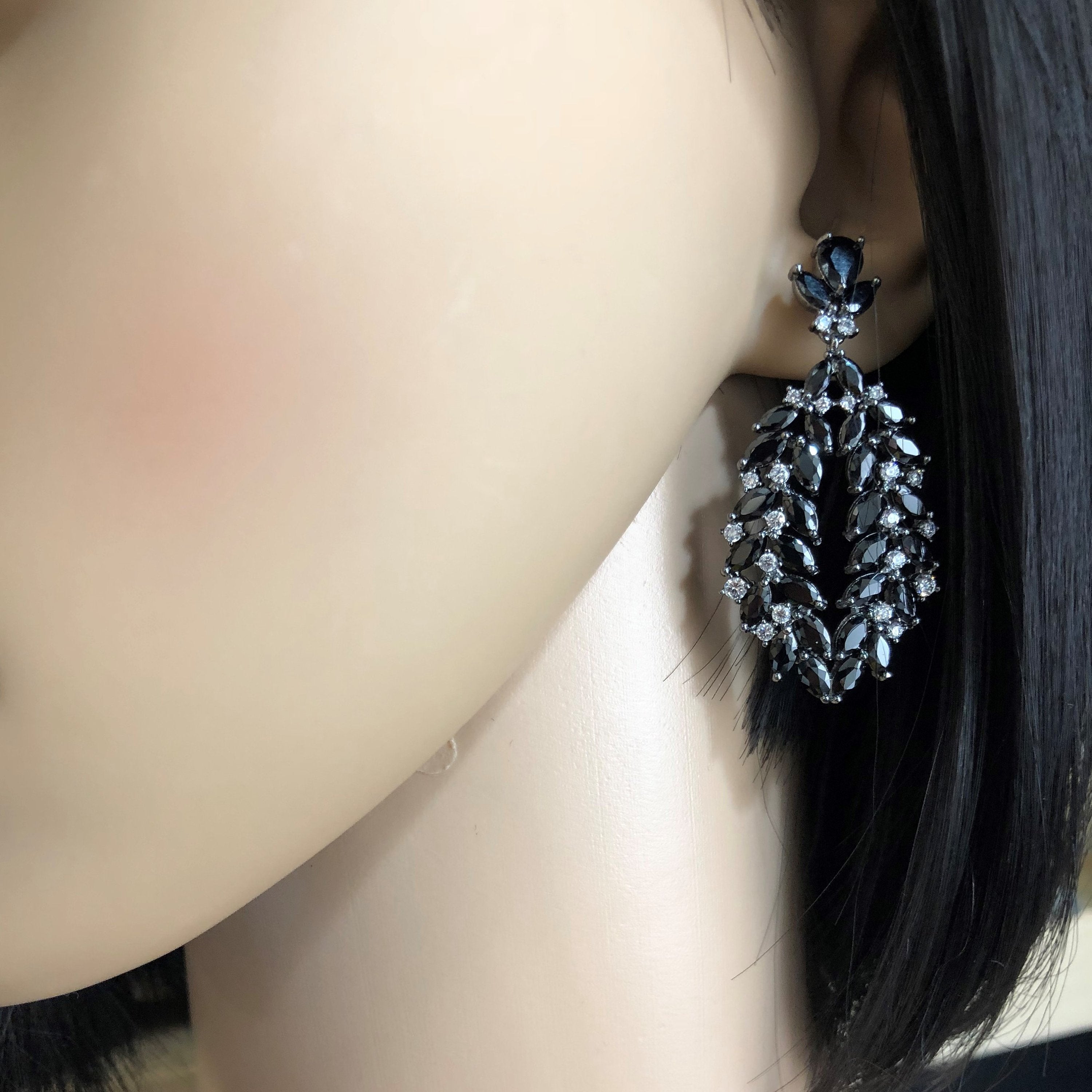 Bridal Cubic Zirconia Earrings, 18K Plated | Bellaire Wholesale