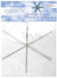 Snowflake Wireframe 9 Inch | Bellaire Wholesale