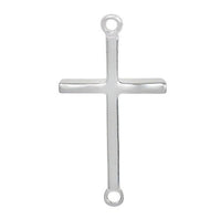 Sterling Silver Cross connector | Bellaire Wholesale