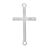 Sterling Silver Cross connector | Bellaire Wholesale