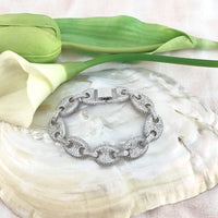 Cubic Zirconia Designer Bridal Bracelet | Bellaire Wholeslae