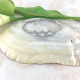 Cubic Zirconia Teardrop Bridal Bracelet | Bellaire Wholesale
