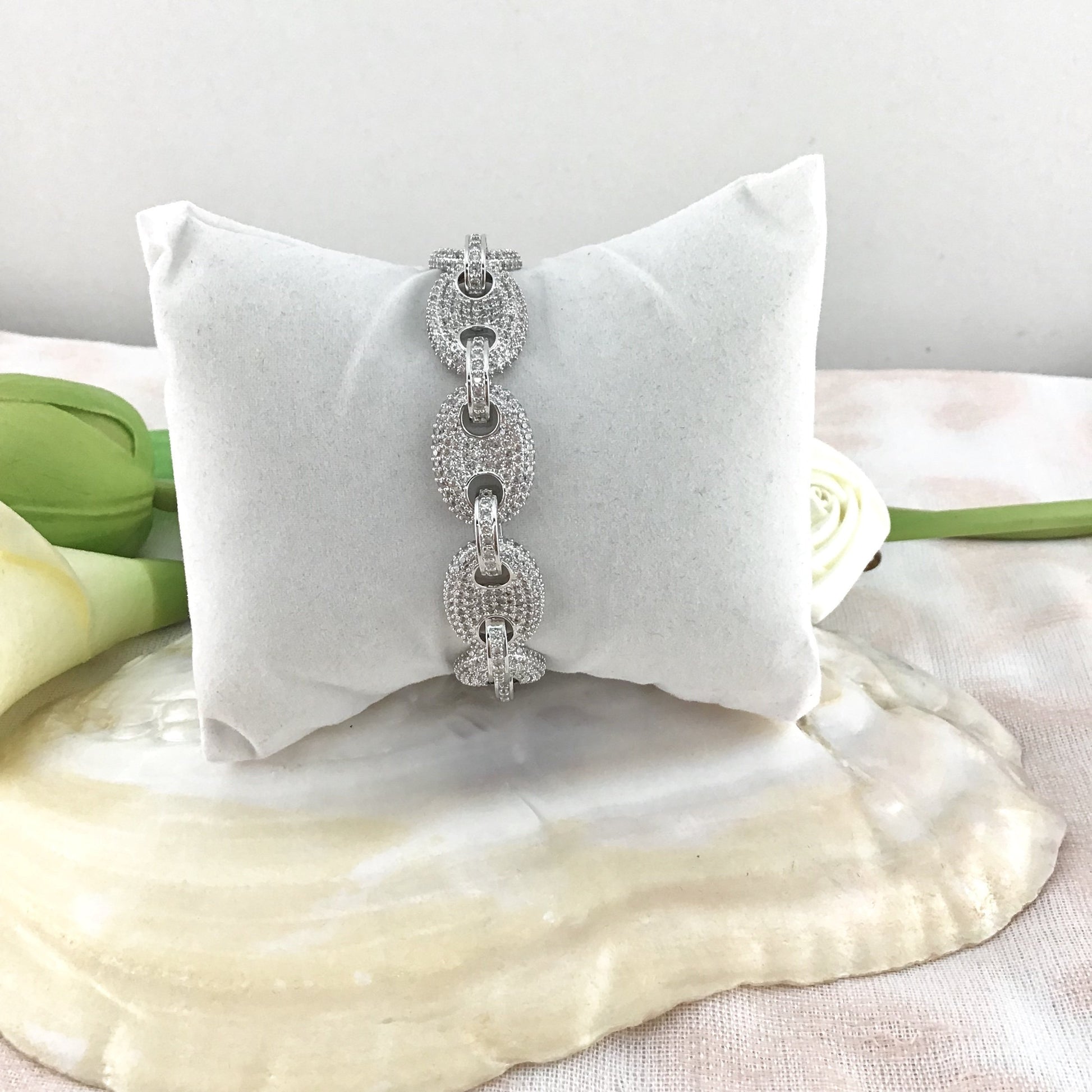 Cubic Zirconia Designer Bridal Bracelet | Bellaire Wholeslae