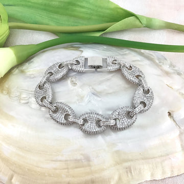 Cubic Zirconia Designer Bridal Bracelet | Bellaire Wholeslae