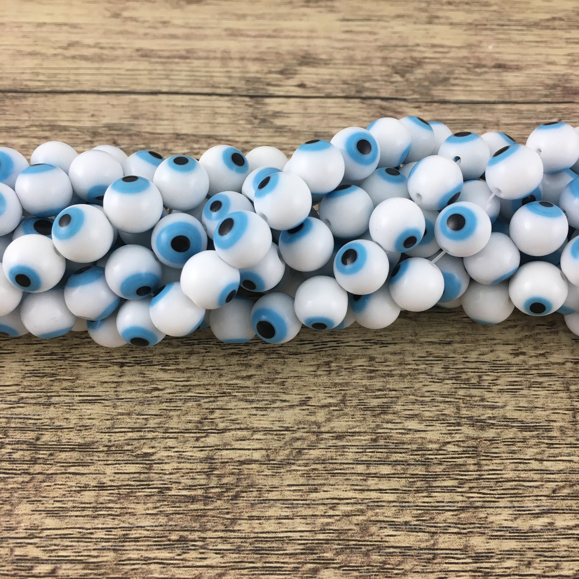 Evil Eye White and Blue Eye Bead  | Bellaire Wholesale