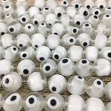 Evil Eye White Bead Strand | Bellaire Wholesale