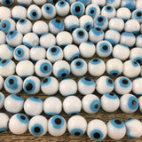 Evil Eye White and Blue Eye Bead  | Bellaire Wholesale