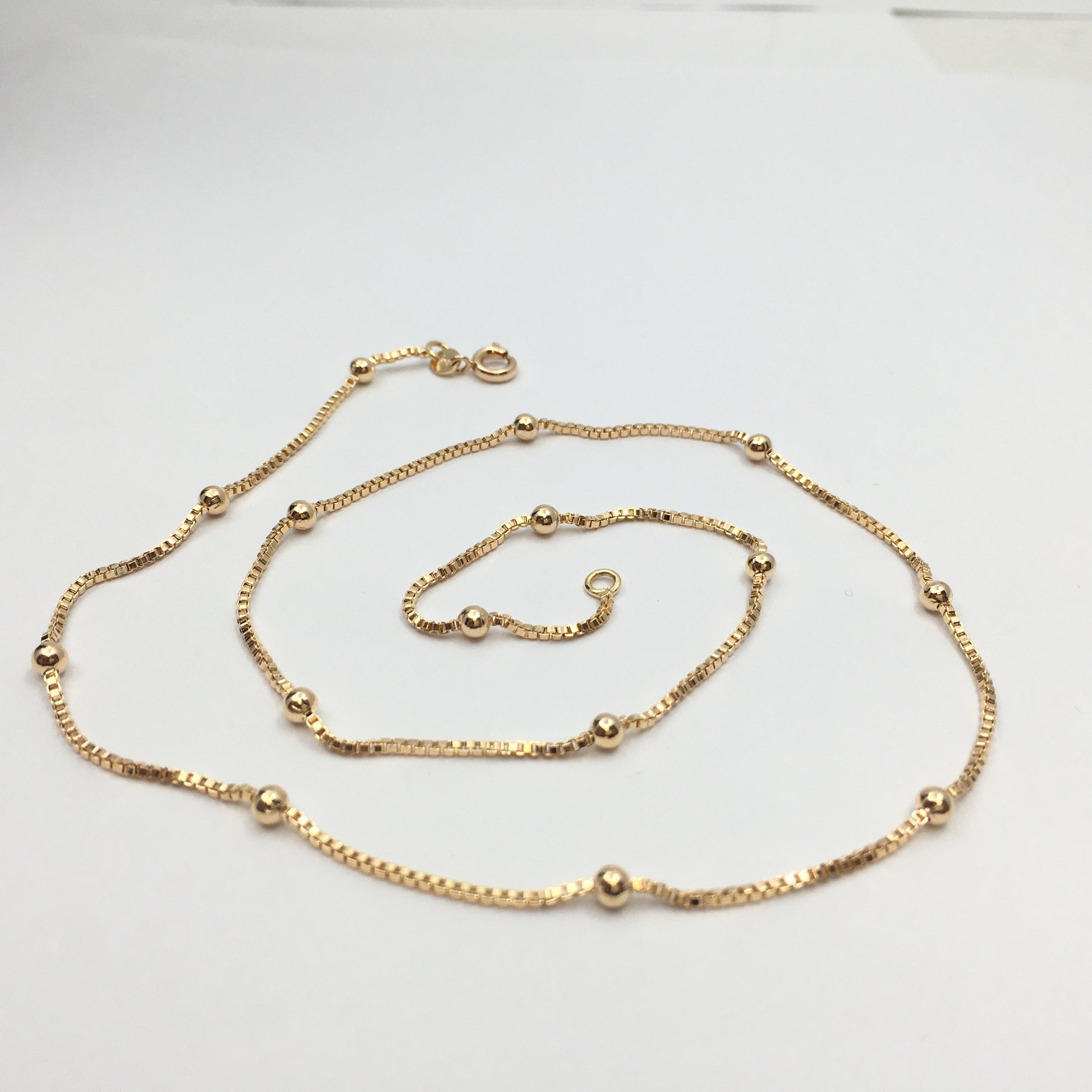 18 inch Finished Gold Ball Chain | Bellaire Wholesale