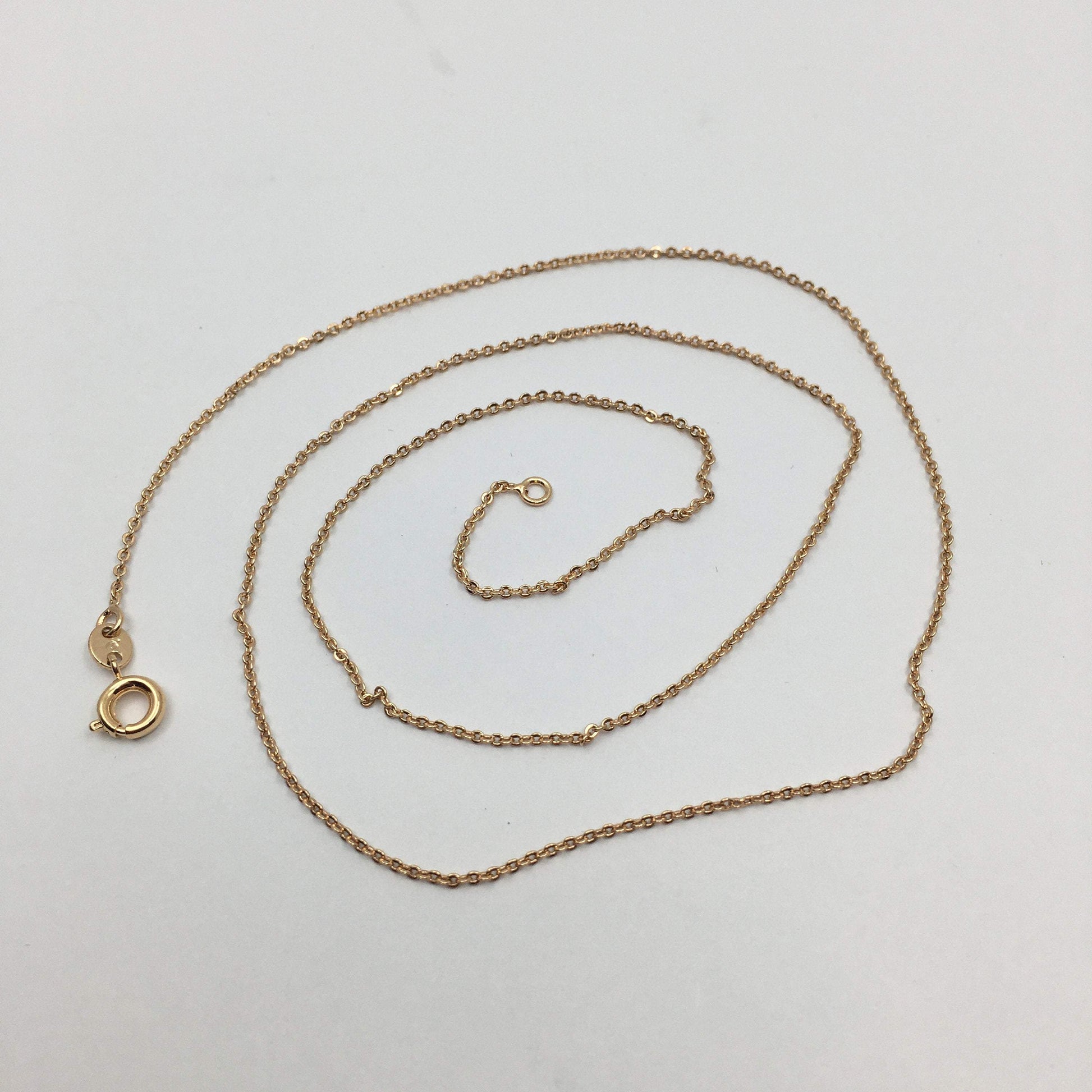 19.6 inch Finished Rose Gold link Chain | Bellaire Wholesale