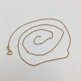 19 inch Finished Rose Gold link Chain | Bellaire Wholesale
