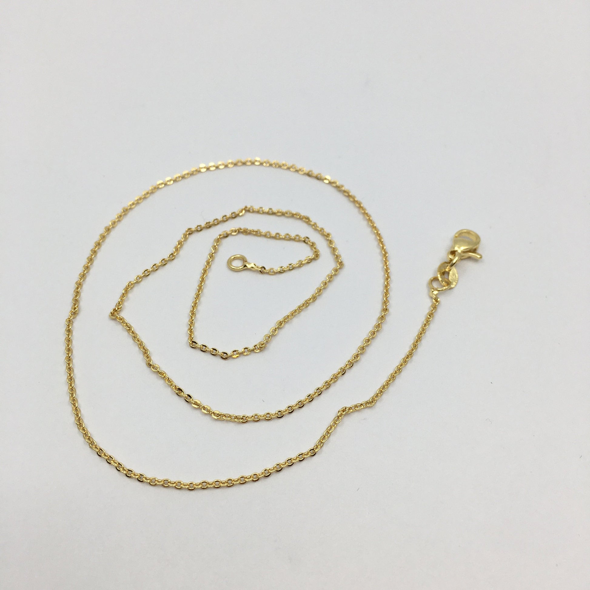 17.6 inch Finished Gold link Chain | Bellaire Wholesale