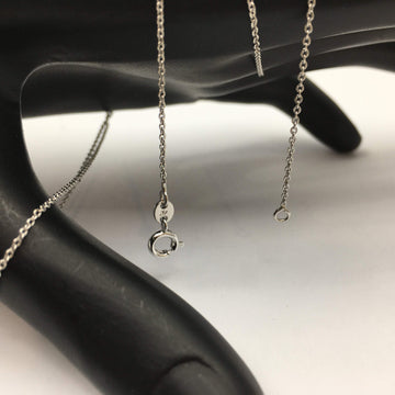 18 inch Finished Rhodium link Chain | Bellaire Wholesale