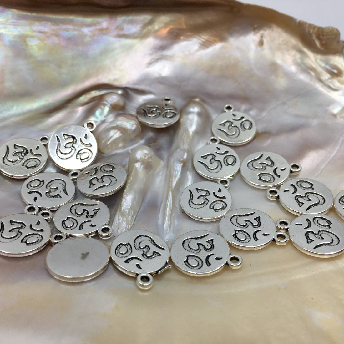 Om Round Charm, Alloy Charm | Bellaire Wholesale Etsy