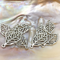 28mm Filigree Leaf Charm | Bellaire Wholesale Etsy