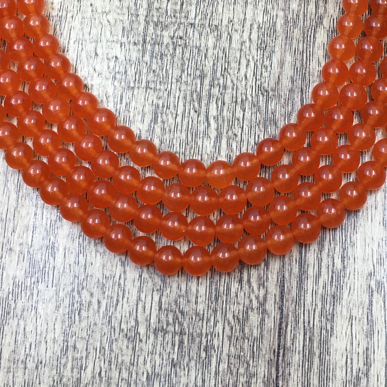 Orange Jade Bead | Bellaire Wholesale