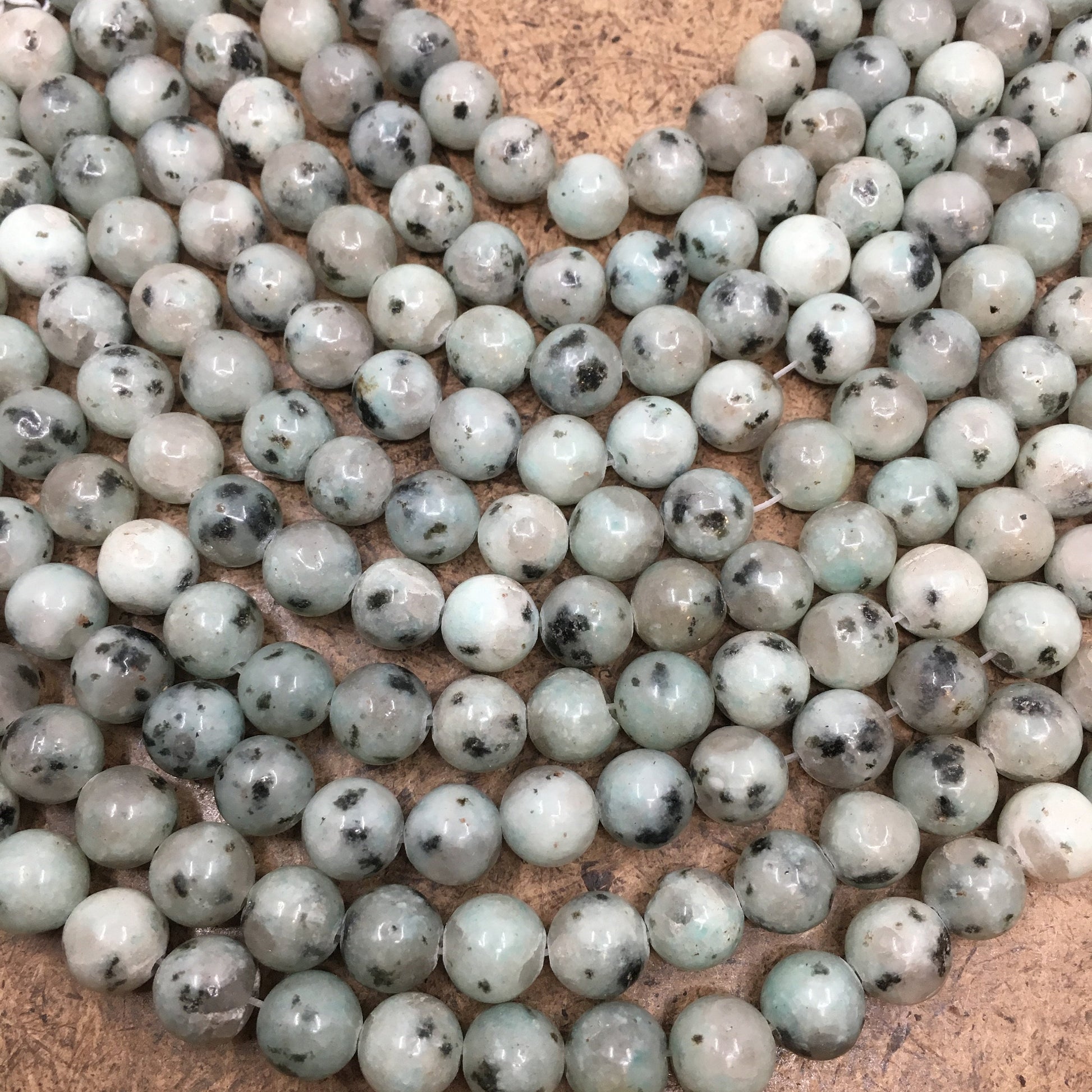 Kiwi Jasper Bead, | Bellaire Wholesale