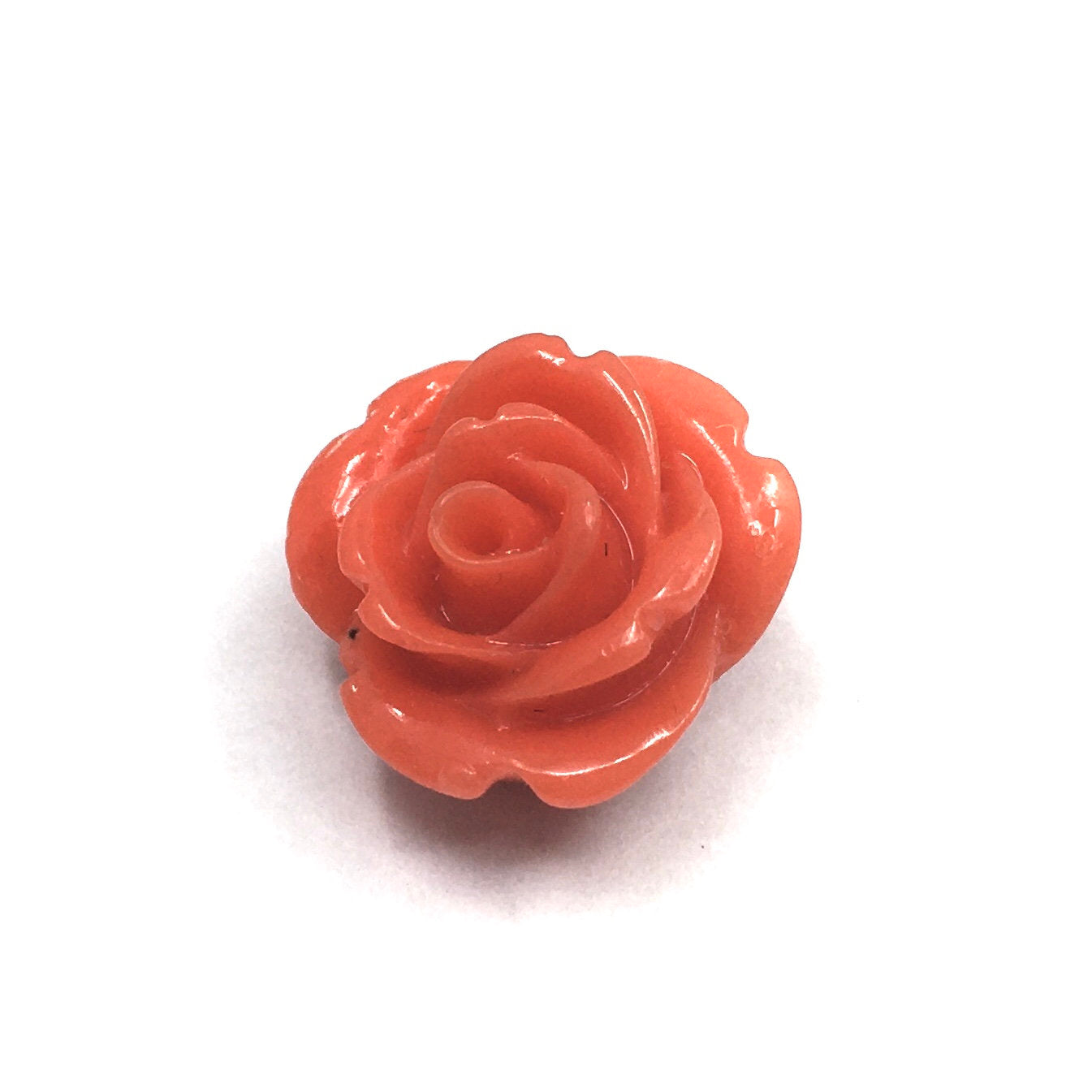 Rose Flower Resin Bead, Pack of 10 | Bellaire Wholesale