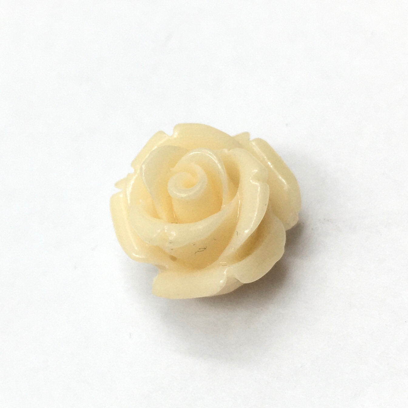 Rose Flower Resin Bead, Pack of 10 | Bellaire Wholesale