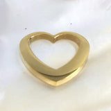 18K Gold Plated Free Flow Heart Bead | Bellaire Wholesale