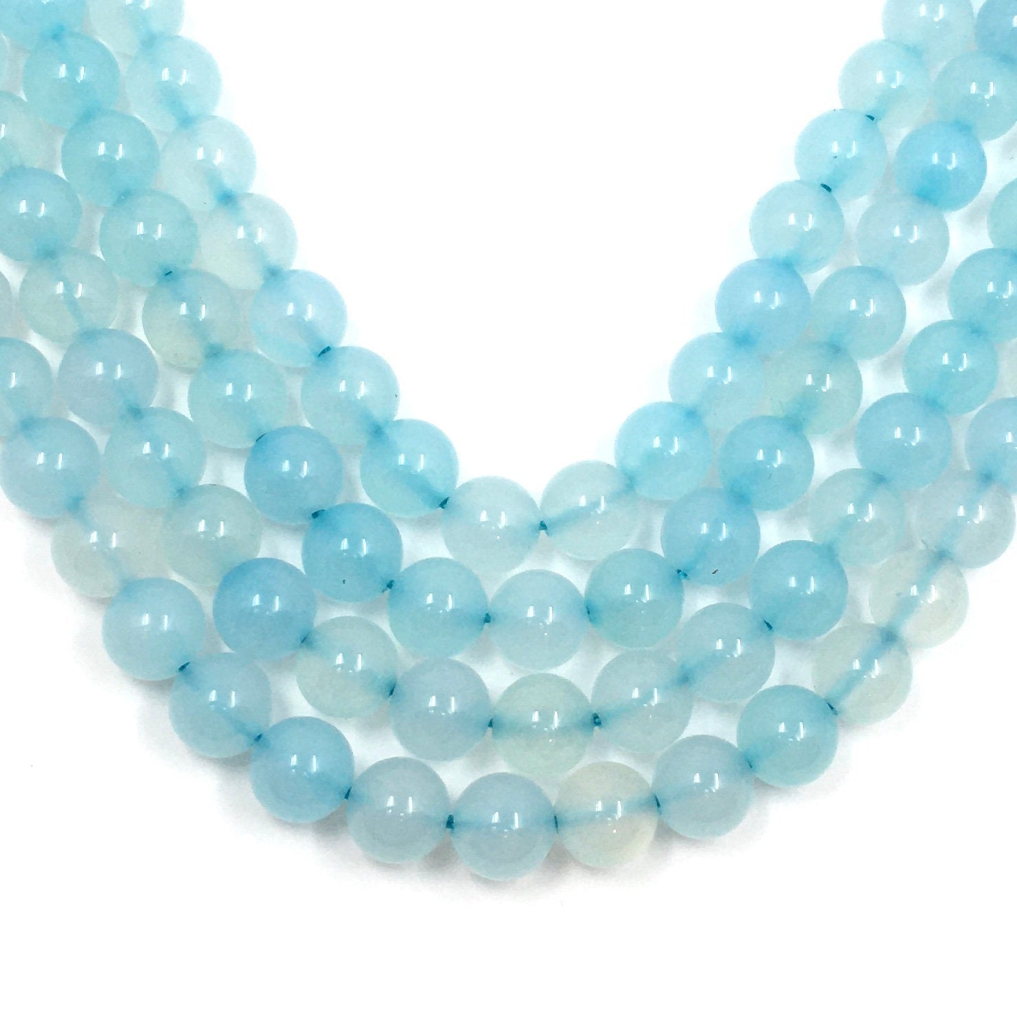 Light Blue Agate Beads | Bellaire Wholesale