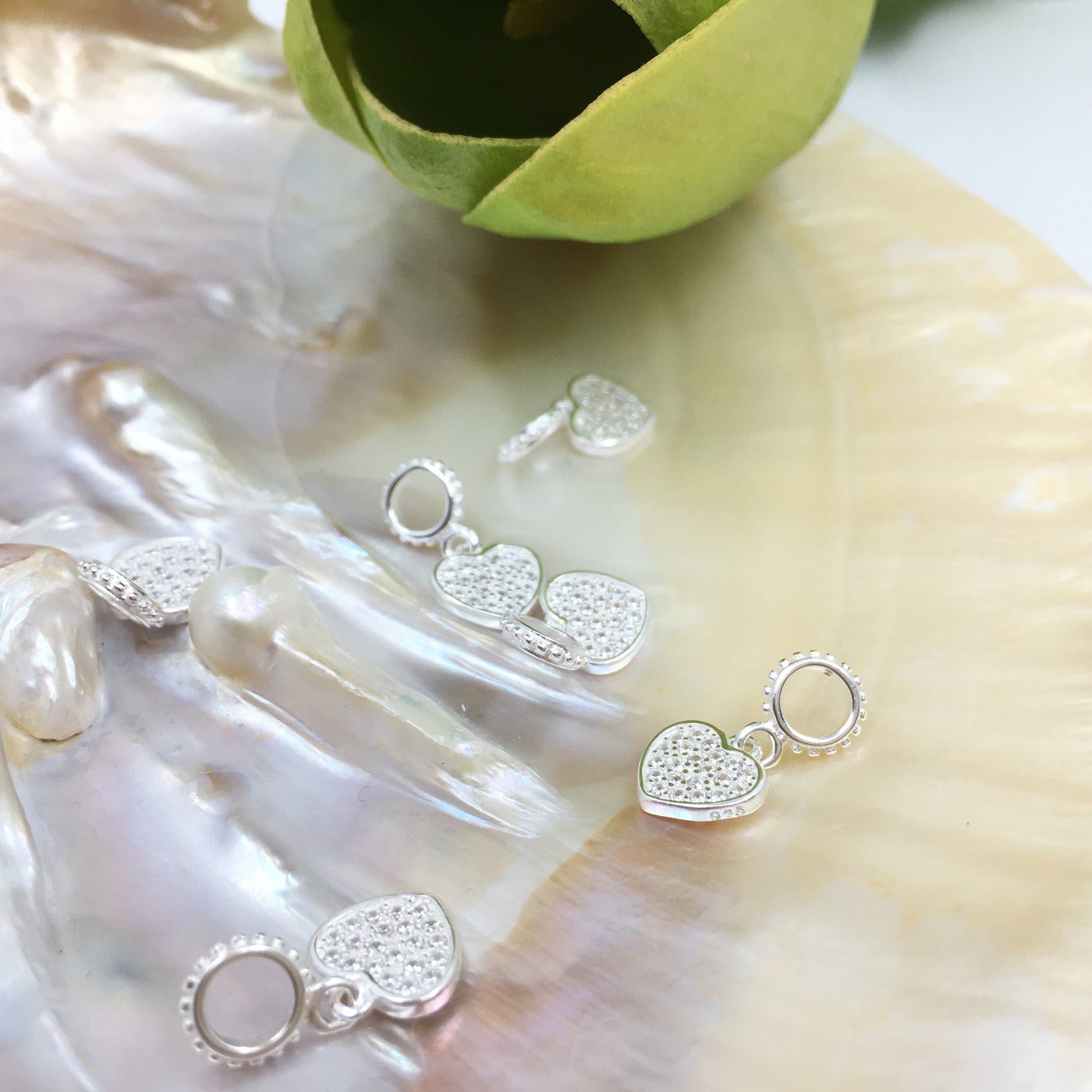Gold/Silver Plated Flat Heart Charm | Bellaire Wholesale