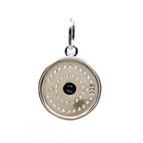 Round Sterling Silver Evil Eye Charm | Bellaire Wholesale