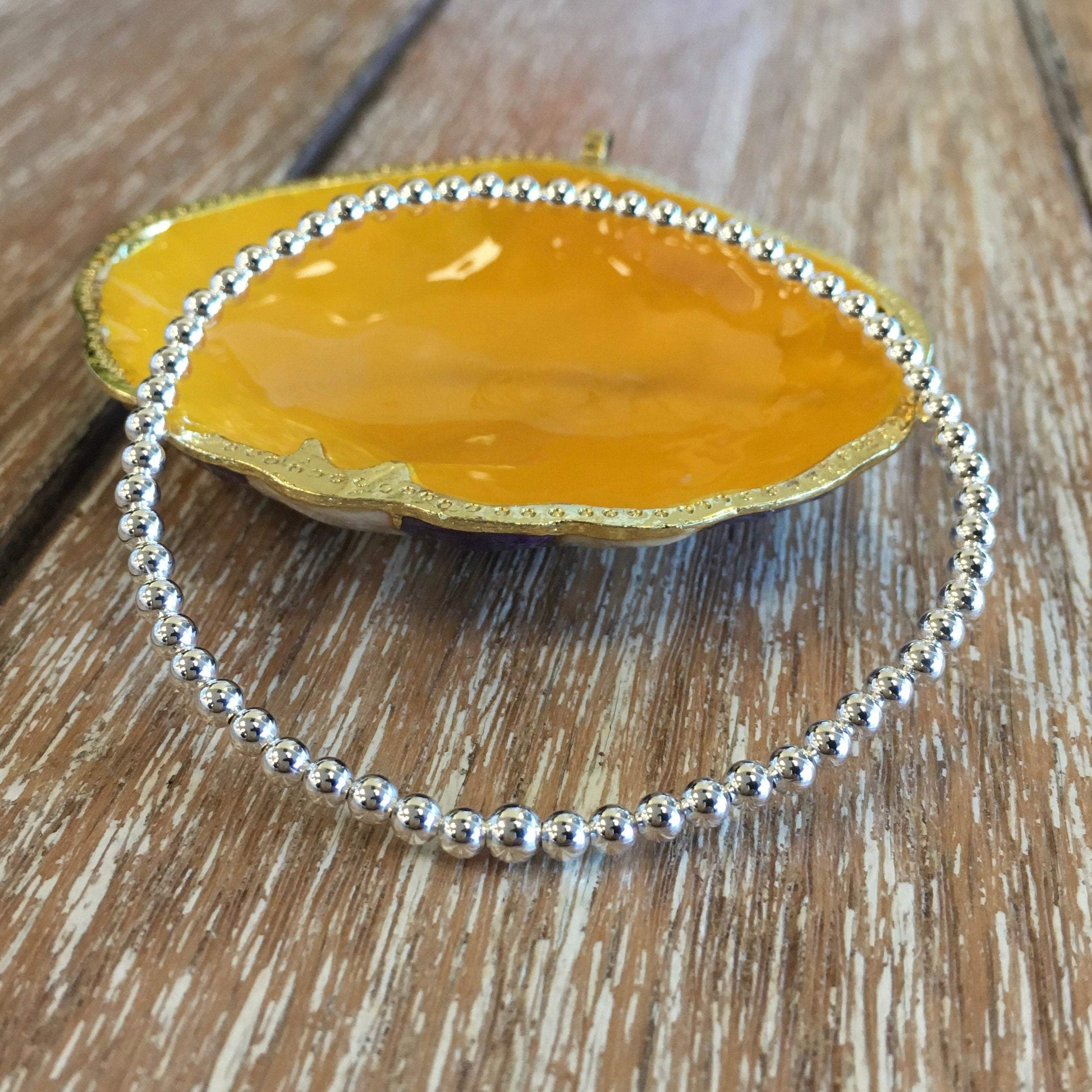 2.5mm and 3mm Sterling Silver Stretchy Bracelet | Bellaire Wholesale