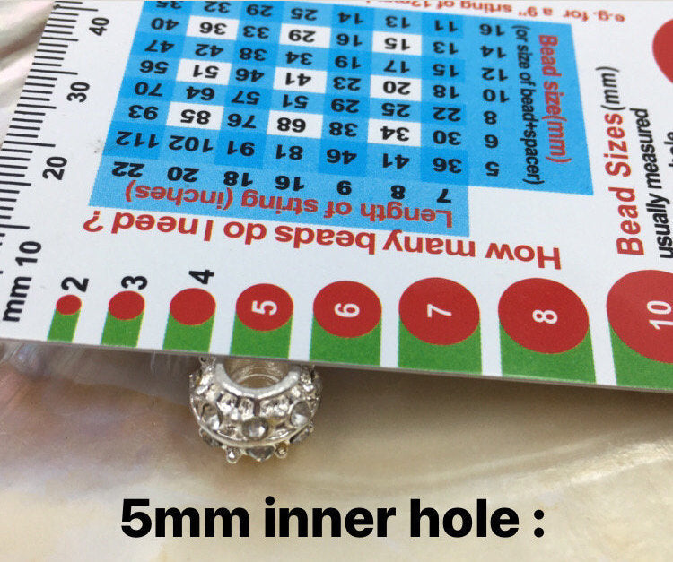 Alloy Silver Rondelle CZ Round Beads | Bellaire Wholesale
