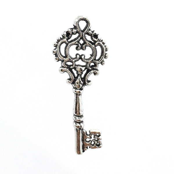 Alloy Rhodium Color Key Charm | Bellaire Wholesale