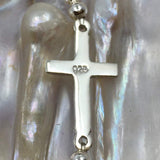 3mm Sterling Silver Bracelet w/ Cross Connector | Bellaire Wholesale